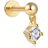 Shein 1pc S925 Cubic Zirconia European & American Style Personalized Cartilage Earring For Men And Women, Suitable For Daily Wear And Festival Gifts