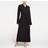 SKIMS Long Robe Black Soft Lounge Onyx