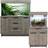 AquaOne Aqua one oakstyle urban aquarium & cabinet heater lighting fish tank