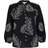 Monsoon Raeni Leaf Print Blouse - Black