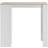 [en.casa] 3 Shelves White & Oak Bar Table 50x110cm