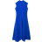 Reiss Libby Fitted Asymmetric Midi Dress - Cobalt Blue