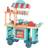Homcom Fast Food Trolley Cart