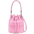 Marc Jacobs The Leather Mini Bucket Bag - Fluro Candy Pink