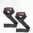 Gorilla Wear Leather Lifting Strap Noir