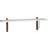 Audo Copenhagen Corbel Dark Oak/Marble Væghylde 100cm