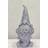 ValueLights Solar Powered Flower Gonk Grey Garden Ornament