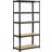 Rhino Racking 2 Bays Black Shelving System 90x180cm