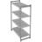 Cambro Camshelving Basics Plus 4 Tier Graphite Shelving System 122x163cm