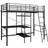 vidaXL Bunk Bed with Table Frame Metal 97.5x210cm