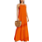 Shein Frenchy Hollow Embroidered Halter Neck Dress