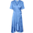 Y.A.S Thea Wrap Dress - Ashleigh Blue