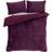 Catherine Lansfield Cosy Diamond Single Duvet Cover Purple (200x135cm)