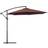 OutSunny Garden Banana Cantilever Parasol 295cm