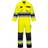 Portwest Nantes Hi-Vis Contrast Work Coverall - Yellow/Navy