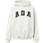 Adanola Logo Embroidered Oversized Hoodie - Light Grey Melange