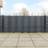 vidaXL Balcony Screens 255x19 cm Poly Rattan Set of 10