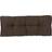 Klear Vu The Gripper Omega Non-Slip Chair Cushions Brown (109.2x35.6cm)