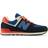 New Balance Big Kid's 574 - Phantom with Blast Red