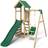 Rebo Adventure Wooden Climbing Frame Swing Set & Slide