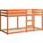 vidaXL Solid Pine Køjeseng 90x200cm
