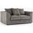 Furniture 786 Chicago Jumbo Grey Sofa 155cm 3 Seater