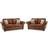 Furniture 786 Oakland Suede Tan Brown Sofa 210cm 3 Seater, 2 Seater