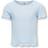 Kids Only Regular Fit O-Neck Top - Turquoise/Clear Sky