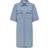 Only Belle Denim Shirt Dress - Blue/Light Blue