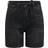 Only Gianna Regular Fit Mid Waist Shorts - Black/Washed Black