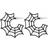 Attitude Clothing Spider Web Earrings - Black/Silver