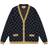 Gucci GG Cotton Lame Cardigan - Blue/Gold