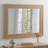 Yearn Mirrors Oak Effect Framed 64x79cm Wall Mirror