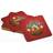 Glass Pieces Manchester United Glasbrik 4stk