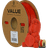 PrimaCreator PrimaValue ABS 1.75mm 1kg Röd