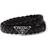 Prada Braided Triangle Leather Belt - Black