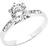 Precious Stars Diamonette Engagement Ring - White Gold/Transparent