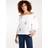 Blue Vanilla womens embroidered puffball top