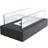Living and Home Living and Home Black Rectangular Smokeless Ethanol Fireplace 35cm