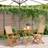 vidaXL 3 Piece Bistro Set, 1 Table incl. 2 Chairs