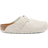 Birkenstock Boston Suede Leather - Antique White