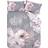 Catherine Lansfield Dramatic Floral Reversible Påslakan Grå (230x220cm)
