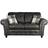 Furniture 786 Oakland Black Sofa 180cm 2 Seater