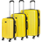 Dellonda Lightweight Luggage Suitcase Trolley - 3 delar
