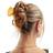 Pieces XL Squiggle Hair Claw Clip Dark Brown