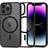 Tech-Protect iPhone 13 Max Magmat Cover MagSafe Kompatibel Gennemsigtig Sort