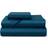 Cosy House Collection Rayon Derived Bed Sheet Blue (259.1x167.6cm)