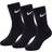 Nike Little Kid's Dri-Fit Crew Socks 3-pack - Black