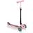 Globber Go Up Fordable Plus Lights Pastel Pink