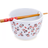 Toynk Sanrio Hello Kitty And Chopstick Set Soppskål 6cm 0.59L